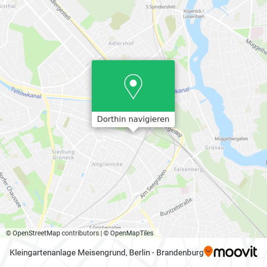 Kleingartenanlage Meisengrund Karte
