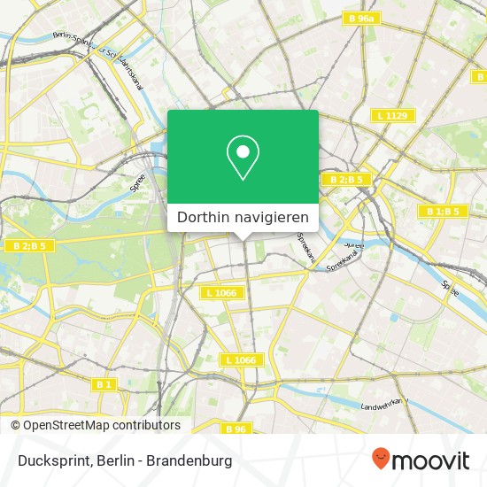 Ducksprint, Friedrichstraße 171 Karte