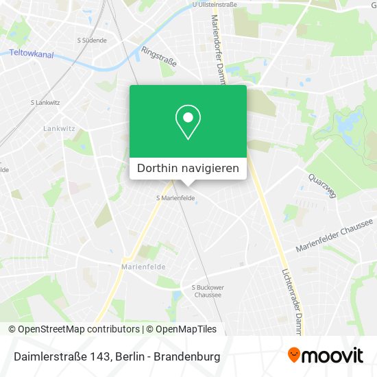 Daimlerstraße 143 Karte