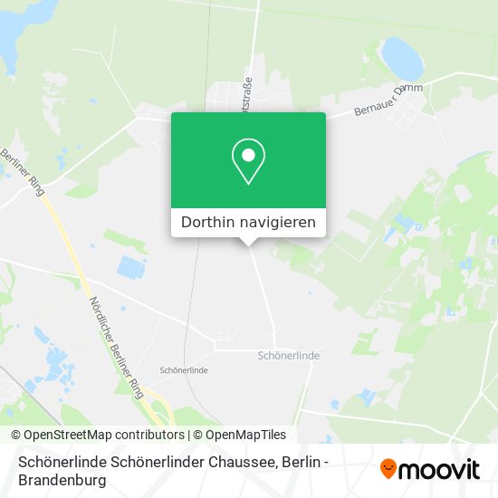 Schönerlinde Schönerlinder Chaussee Karte