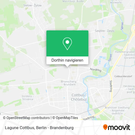 Lagune Cottbus Karte