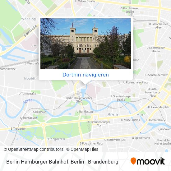 Berlin Hamburger Bahnhof Karte
