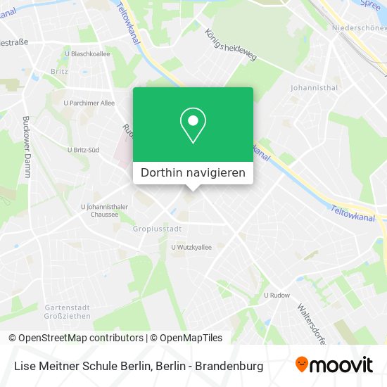 Lise Meitner Schule Berlin Karte