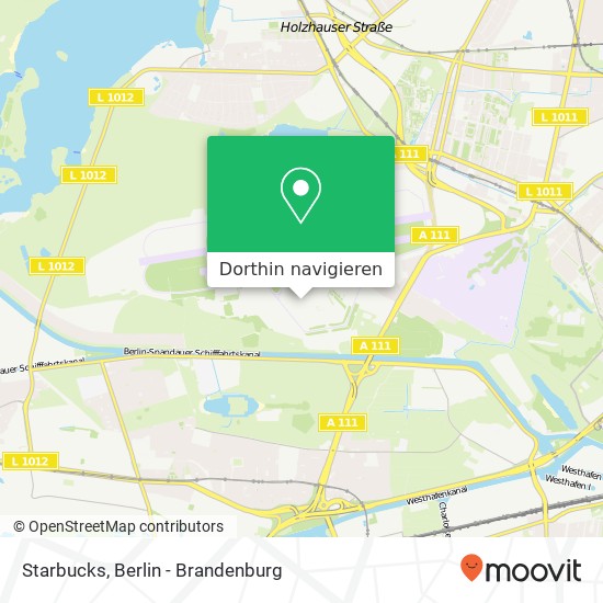 Starbucks, Tegel, 13405 Berlin Karte