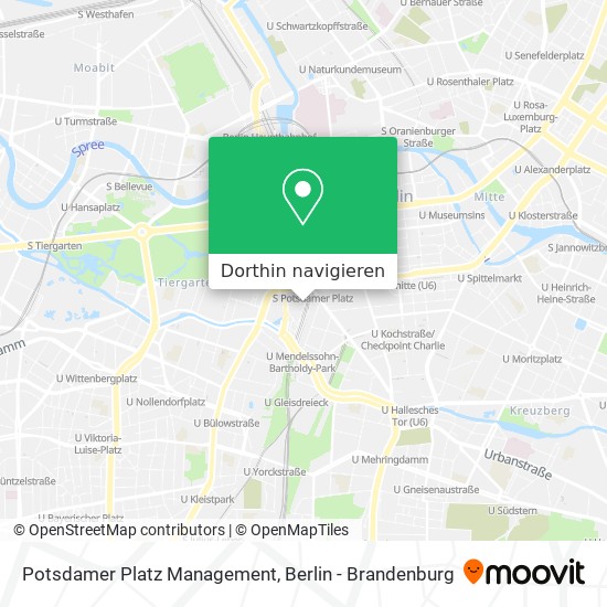 Potsdamer Platz Management Karte