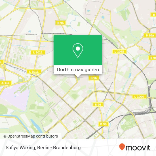 Safiya Waxing, Holländerstraße 98 Karte