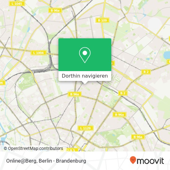 Online@Berg, Lychener Straße 45 Karte