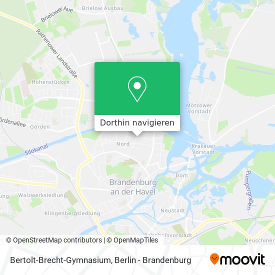 Bertolt-Brecht-Gymnasium Karte