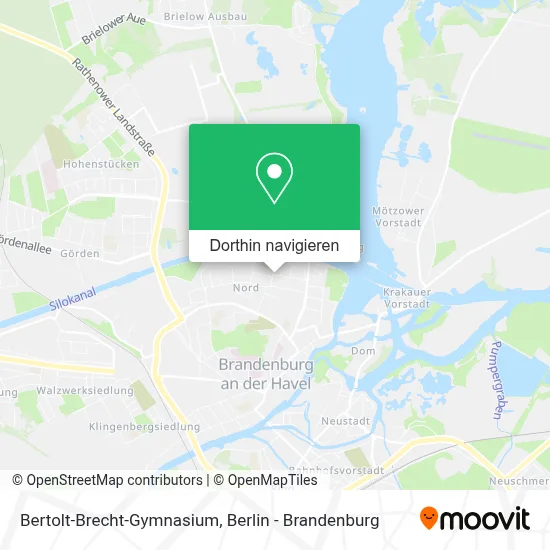 Bertolt-Brecht-Gymnasium Karte
