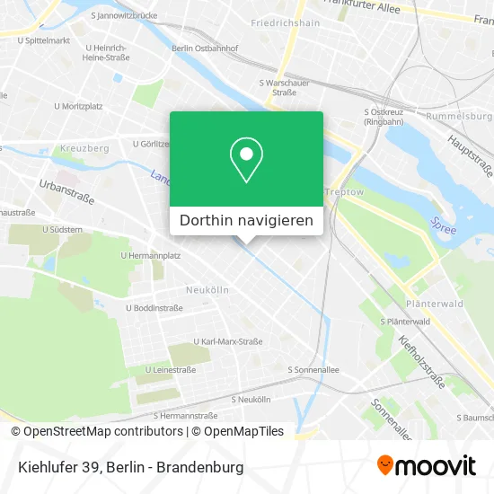 Kiehlufer 39 Karte
