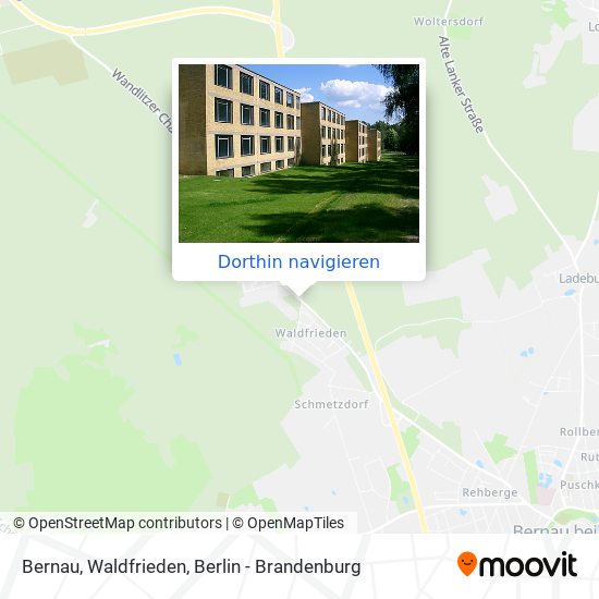 Bernau, Waldfrieden Karte