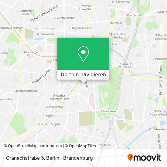 Cranachstraße 5 Karte
