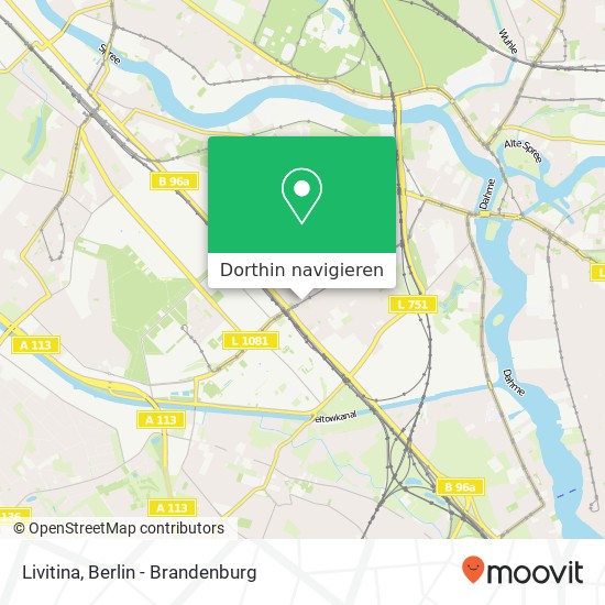 Livitina, Dörpfeldstraße 7 Karte
