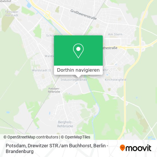 Potsdam, Drewitzer STR. / am Buchhorst Karte