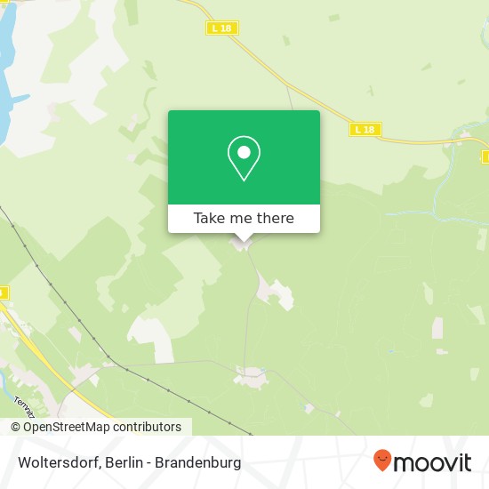 Woltersdorf Karte