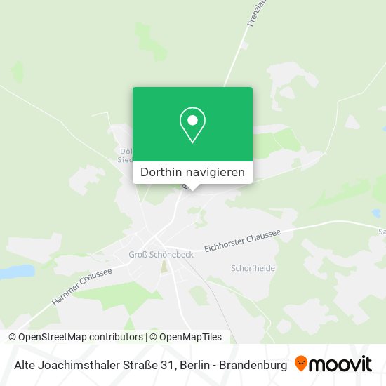 Alte Joachimsthaler Straße 31 Karte
