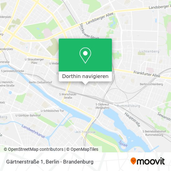 Gärtnerstraße 1 Karte