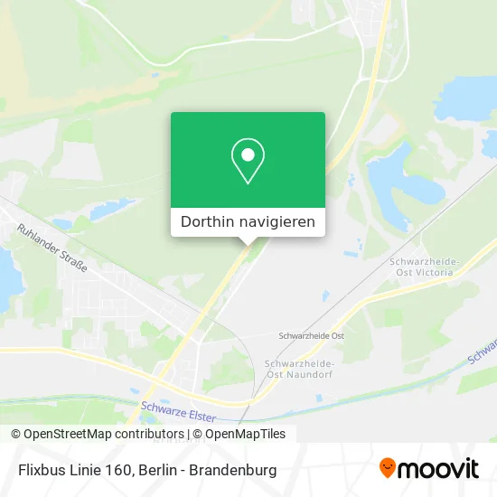 Flixbus Linie 160 Karte
