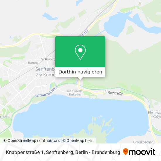 Knappenstraße 1, Senftenberg Karte