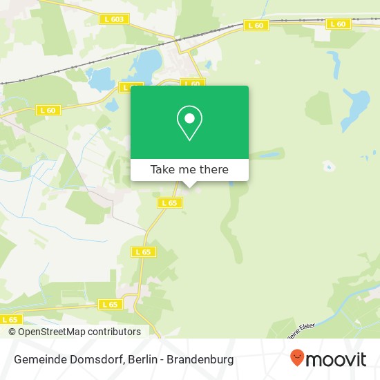 Gemeinde Domsdorf Karte