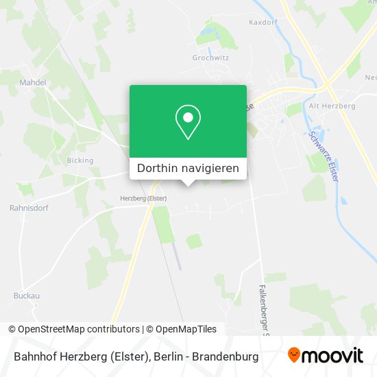 Bahnhof Herzberg (Elster) Karte