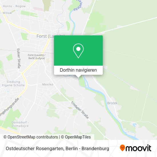 Ostdeutscher Rosengarten Karte