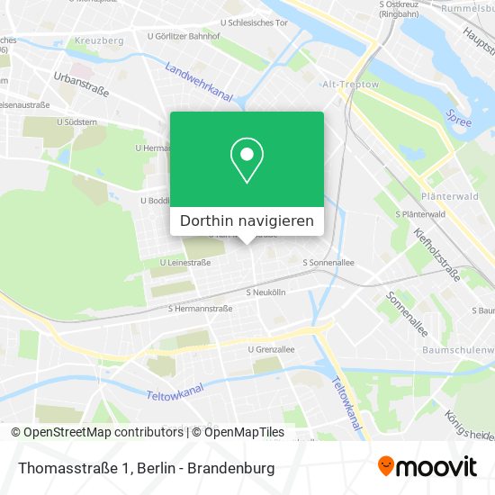 Thomasstraße 1 Karte