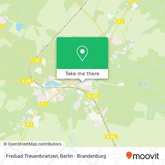Freibad Treuenbrietzen Karte