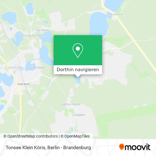 Tonsee Klein Köris Karte