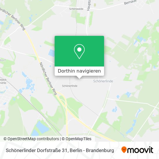 Schönerlinder Dorfstraße 31 Karte