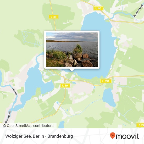 Wolziger See Karte