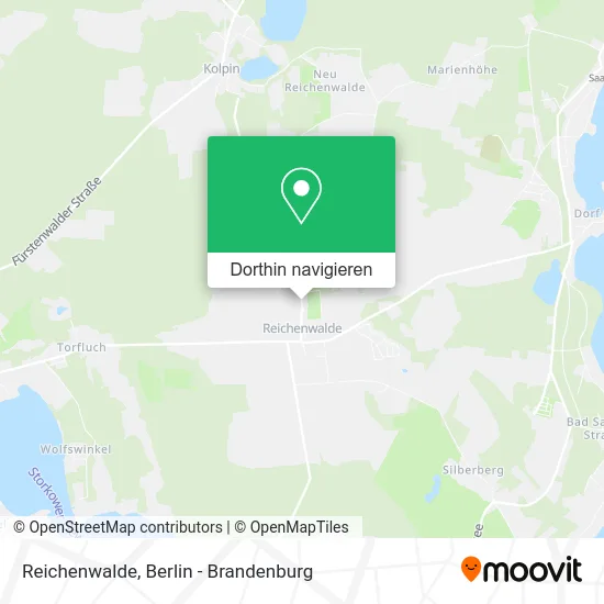 Reichenwalde Karte