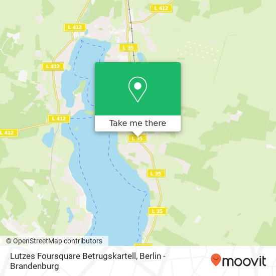 Lutzes Foursquare Betrugskartell Karte