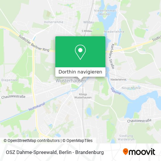 OSZ Dahme-Spreewald Karte