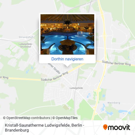 Kristall-Saunatherme Ludwigsfelde Karte