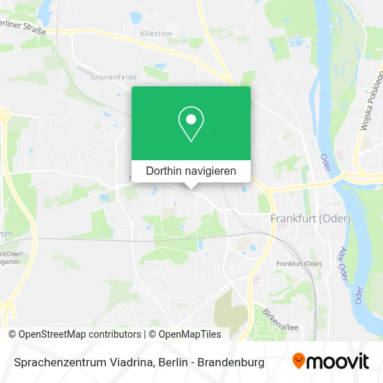 Sprachenzentrum Viadrina Karte