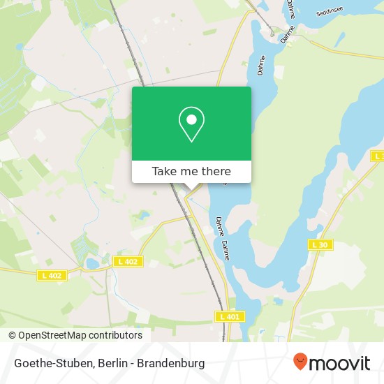 Goethe-Stuben Karte
