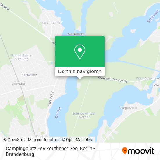 Campingplatz Fsv Zeuthener See Karte