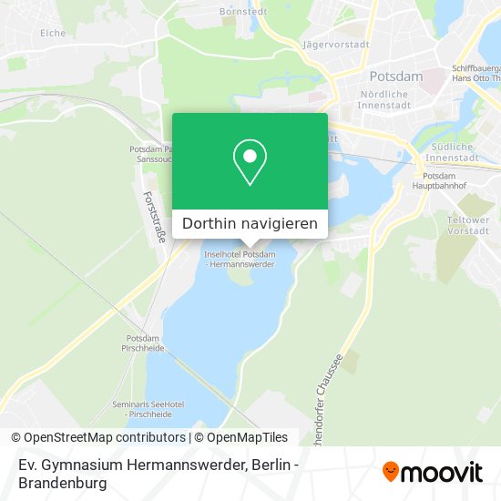 Ev. Gymnasium Hermannswerder Karte