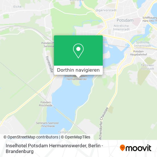 Inselhotel Potsdam Hermannswerder Karte