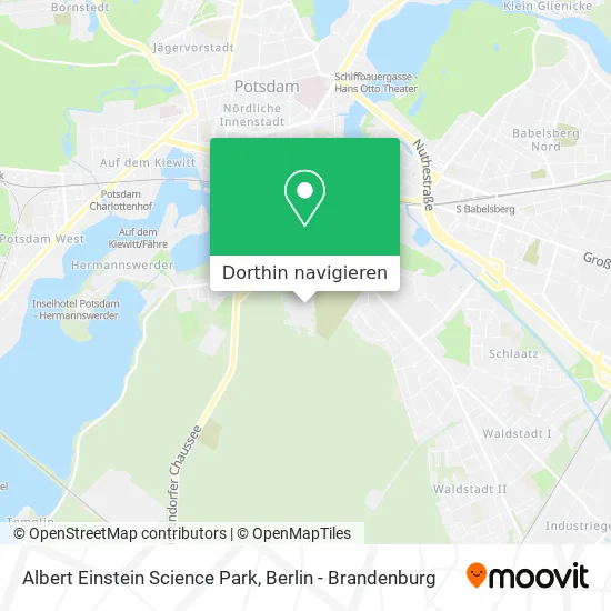 Albert Einstein Science Park Karte