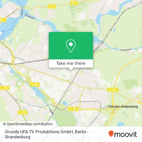 Grundy UFA TV Produktions GmbH Karte