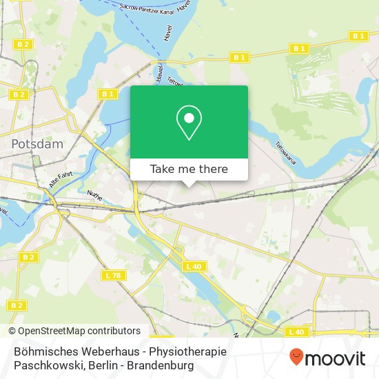 Böhmisches Weberhaus - Physiotherapie Paschkowski Karte