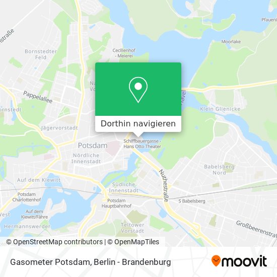 Gasometer Potsdam Karte