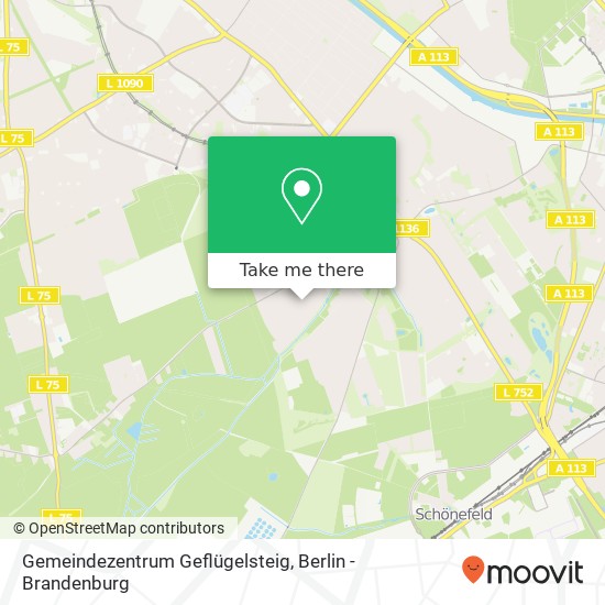 Gemeindezentrum Geflügelsteig Karte