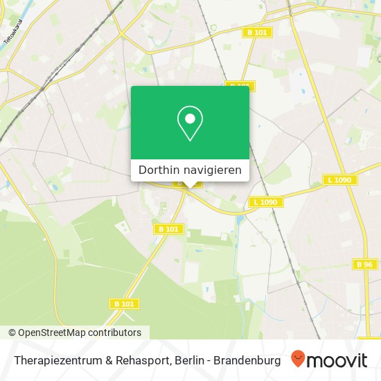 Therapiezentrum & Rehasport Karte