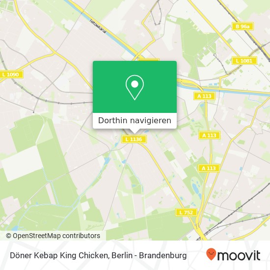 Döner Kebap King Chicken Karte