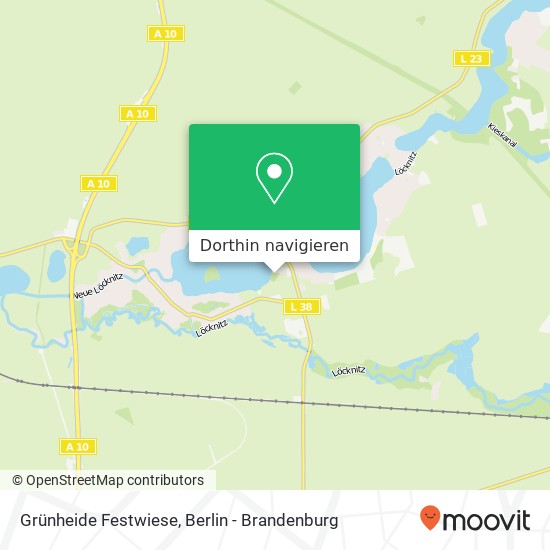 Grünheide Festwiese Karte