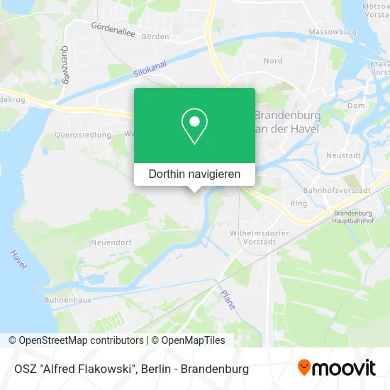 OSZ "Alfred Flakowski" Karte