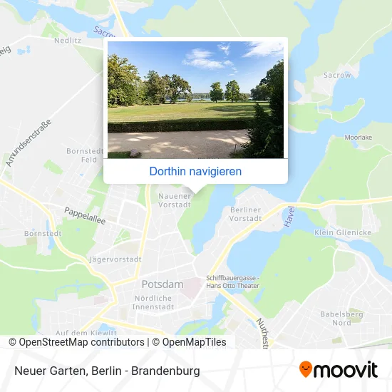 Neuer Garten Karte